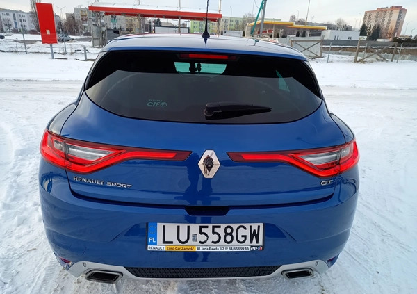 Renault Megane cena 73500 przebieg: 86000, rok produkcji 2016 z Zamość małe 106